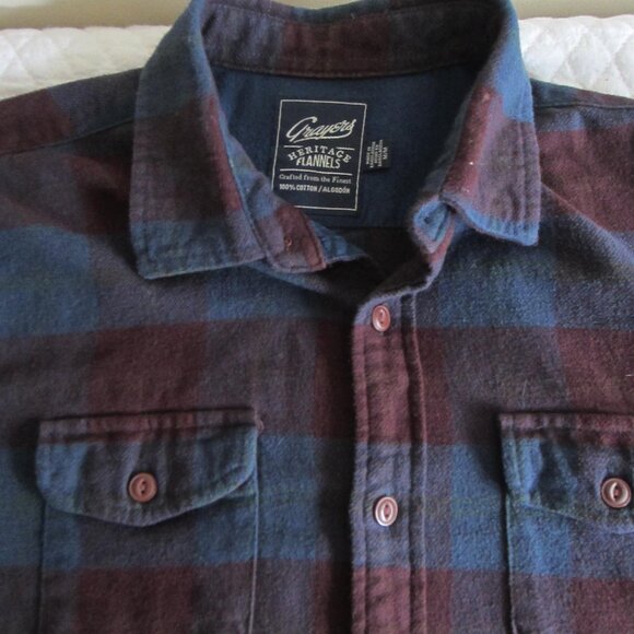 Grayers Other - GRAYERS Heritage Flannels Plaid 100% Cotton Long Sleeve Button Shirt – Med